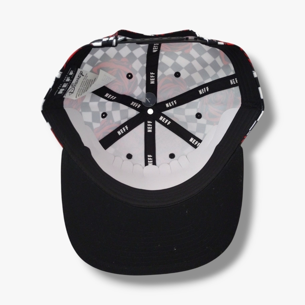 NWT Disney Black Race & Roses Cap Hat - Picture 3 of 5